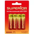 Kép 1/2 - Superior alkáli elem AAA (4db) 