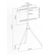Kép 4/4 - Superior 42-70" Triwood TV állvány