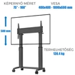Kép 3/3 - GF100 motoros padlóállvány 75-100", görgős