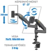 Kép 3/3 - H180 2 karos monitorkar