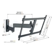 Kép 2/13 - Vogels TVM3643 TV fali konzol 40-77"