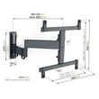 Kép 2/11 - Vogels TVM3463 TV fali konzol 32-65"