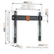 Kép 2/9 - Vogels TVM1403 TV fali konzol 32-77"