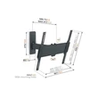 Kép 2/8 - Vogels TVM1423 TV fali konzol 32-65"