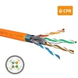 Kép 1/2 - Openetics Cat. 7 F/FTP merev LSZH Dca s2 d2 a1 adatkábel, 500 m dob, narancssárga