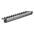 Kép 1/2 - Openetics 1U 24 portos üres UTP/STP patch panel, címketartóval, vékony kivitel