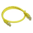 Kép 1/2 - Openetics Cat.5e U/UTP patch kábel, 1 m, sárga színű