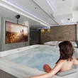 Kép 3/5 - TV mennyezeti tartókonzol - 360° - 32-55"
