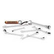 Kép 3/7 - Racsnis csillag-villáskulcs készlet - 8,10,13,14,15,17,19, 21 mm - flexibilis fejjel