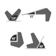 Kép 3/4 - Hegesztőmágnes - 15° - 60° - 90° - 120° - 9 kg