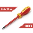 Kép 1/3 - Csavarhúzó - 1 x 5,5 x 125 mm - 1000V-ig szigetelt