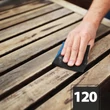 Kép 1/4 - Csiszolóvászon - 120-as - kék - 230 x 280 mm - 5 db / csomag