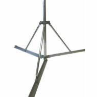 Antennaállvány lapostetőre KICSI (120°-os, háromlábú) 