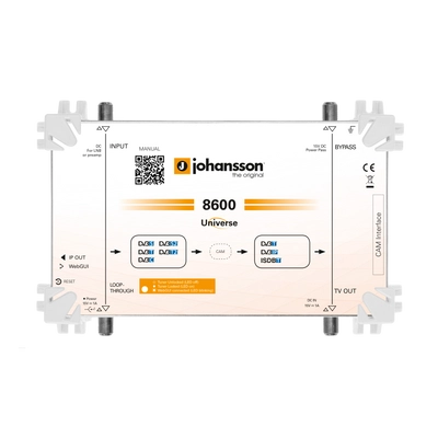 Johansson Universe 8600 DVB-T transzmodulátor és IP streamer ( 2086000000019 )