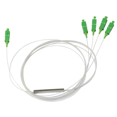 Optikai osztó PLC 1x4, SC/APC csatlakozóval 