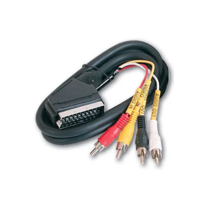 Scart - 4 RCA átalakító kábel két irányú 