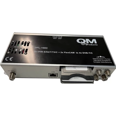 DFL-100C 2xDVB-S-T-C + 2xFlexCAM to 4xDVB-T-C mini fejállomás ( DFL-100C )