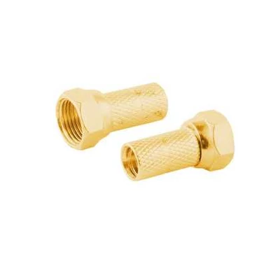 F csatlakozó 6,7mm aranyozott ( 85009-AG )