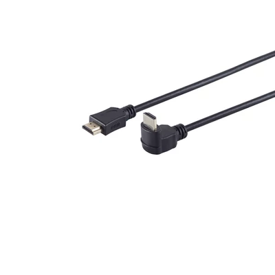 HDMI kábel 90°-os csatlakozóval, UHD, 2m ( 77472-5 )