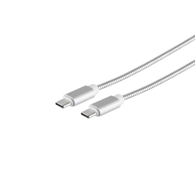 USB-C - USB-C kábel, fém borítású 1m ( 14-14001 )