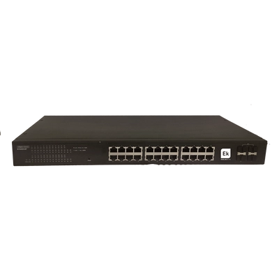 Ekselans SWG 24 L2 menedzselhető Layer2 switch 24 ports x 1Gbps Ethernet + 4 x SFP 1Gbps ( 334200 )