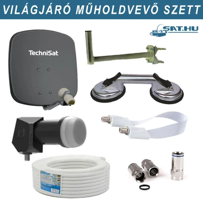 Világjáró műholdvevő szett - Szereld magad!