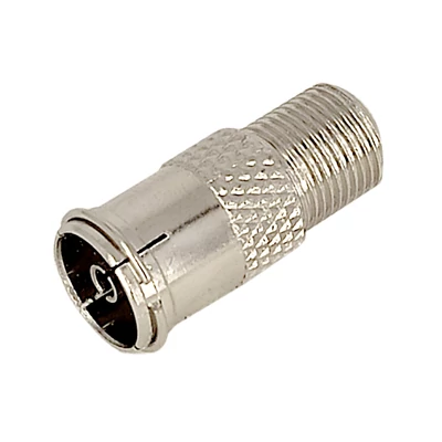 Ekselans F aljzat - Koax/ IEC hüvely adapter - 25db-os kiszerelésben