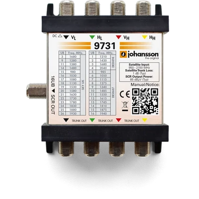 Johansson 9731 DSCR Multiswitch 1 output ( 2097310000019 )