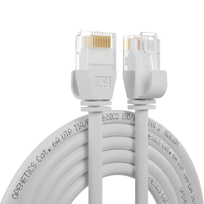 Openetics Cat. 6A U/UTP LSZH ultra vékony patchkábel, 0,5 m, fehér