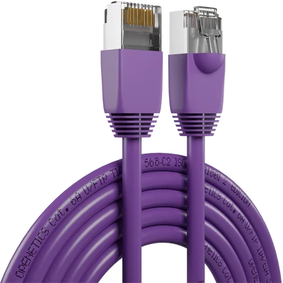 Openetics Cat. 6A U/FTP LSZH patchkábel, 0,5 m, lila