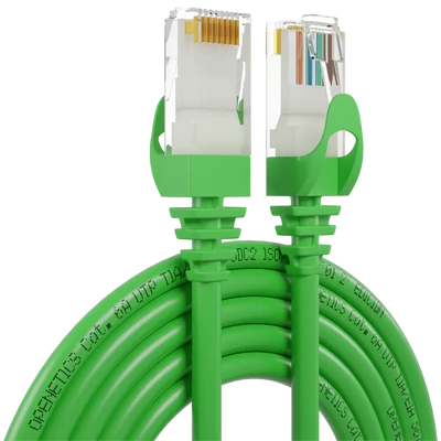 Openetics Cat. 6A U/UTP LSZH patch kábel, 2 m, zöld