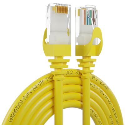 Openetics Cat. 6A U/UTP LSZH patch kábel, 3 m, sárga