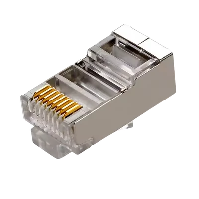 Openetics Cat. 6A árnyékolt RJ45 dugó, tömör és sodrott kábelhez, AWG 23/24