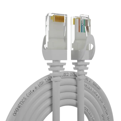 Openetics Cat.6 U/UTP LSZH patch kábel, 10 m, szürke színű