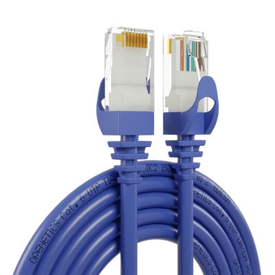 Openetics Cat.6 U/UTP LSZH patch kábel, 5 m, kék színű