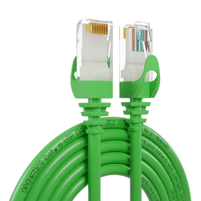 Openetics Cat.6 U/UTP LSZH patch kábel, 5 m, zöld színű