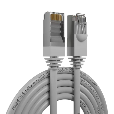 Openetics Cat.6 F/UTP LSZH patch kábel, 5 m, szürke színű