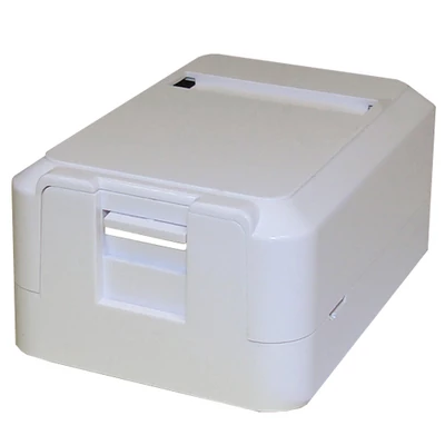 Openetics Cat.6 fali aljzat 2× UTP RJ45 csatlakozóval, védőzsalus kivitel