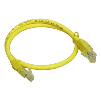 Openetics Cat.5e U/UTP patch kábel, 1 m, sárga színű