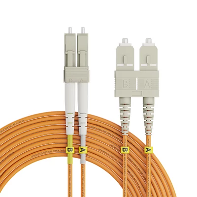 Openetics OM1 duplex optikai patch kábel LC–SC, 62,5/125 µm, PC, 2 m, narancssárga