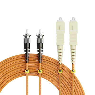 Openetics OM2 duplex optikai patch kábel ST–SC, 50/125 µm, PC, 2 m, narancssárga