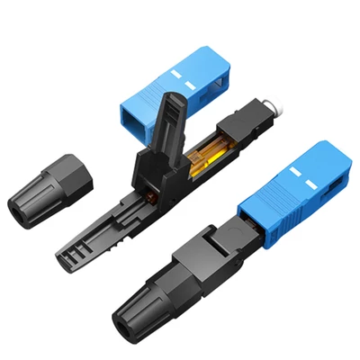 Openetics előpolírozott multimódusú optikai csatlakozó OM2 SC, PC polírozás, 50/125 µm, 3 mm, Fast modell