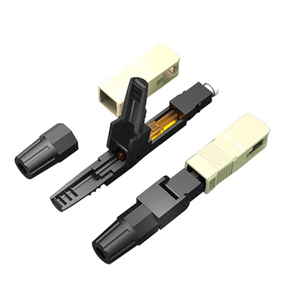 Openetics előpolírozott multimódusú optikai csatlakozó OM3 SC, PC polírozás, 50/125 µm, 0,9 mm, Fast modell