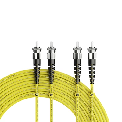 Openetics OS2 monomódusú duplex optikai patch kábel ST-PC/ST-PC, 9/125 µm, 2 m