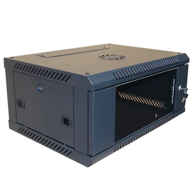 OPENETICS fali rack szekrény 19 hüvelykes, 12 Unit, 635×600×500 mm, szétszerelt készlet, EasyPack modell