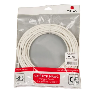 KIFUTOTT Triax CAT6 patch kábel 10m 